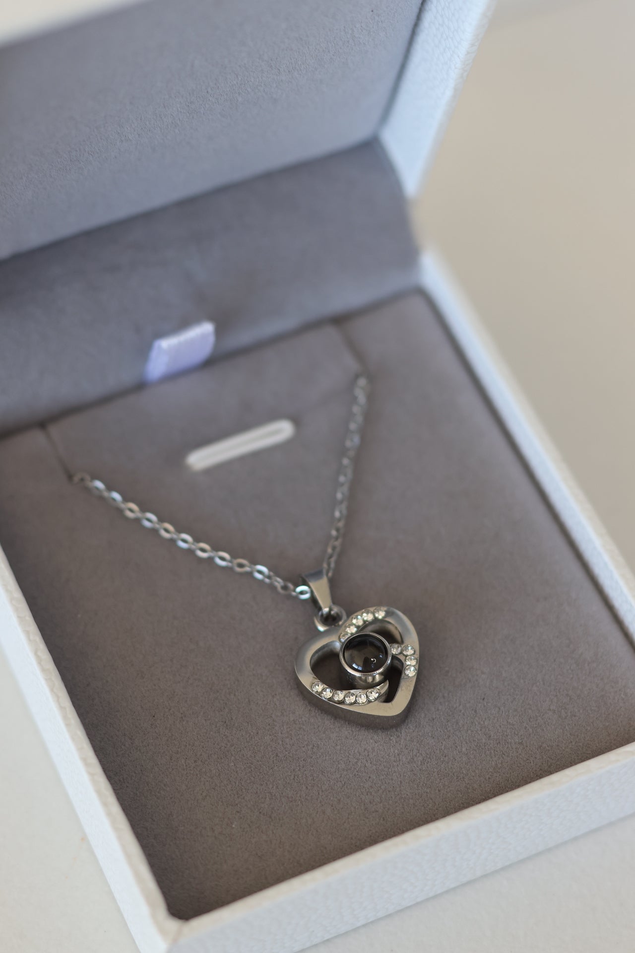 Diamond Heart Necklace type 2