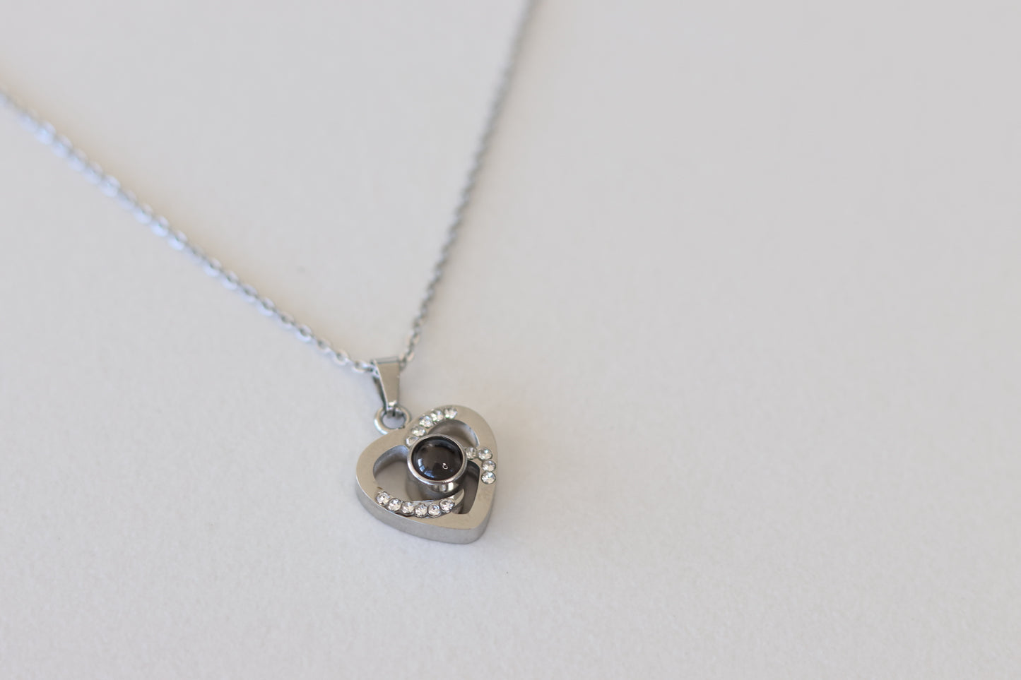 Diamond Heart Necklace type 2