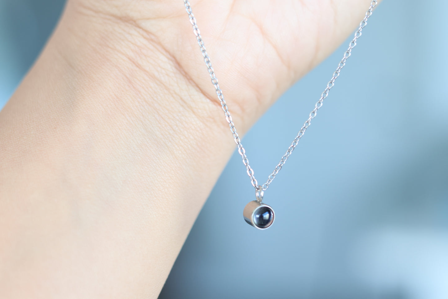 Classic Circle Photo Necklace