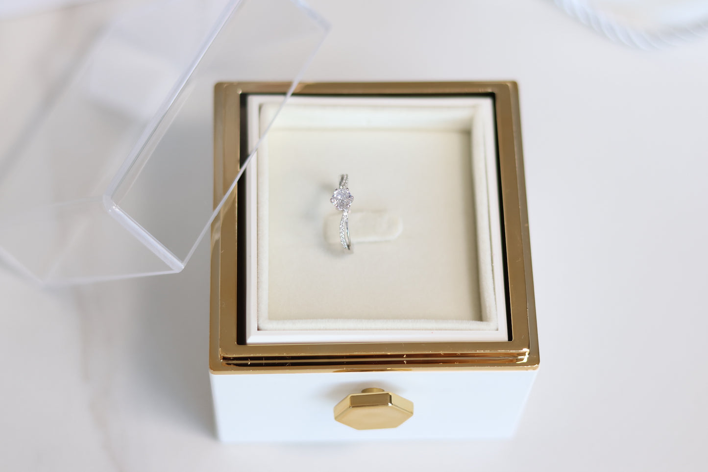 Promise Ring + Rose Box