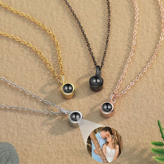 Classic Circle Photo Necklace
