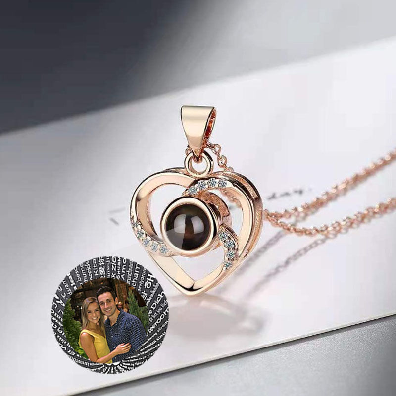 Diamond Heart Necklace type 2