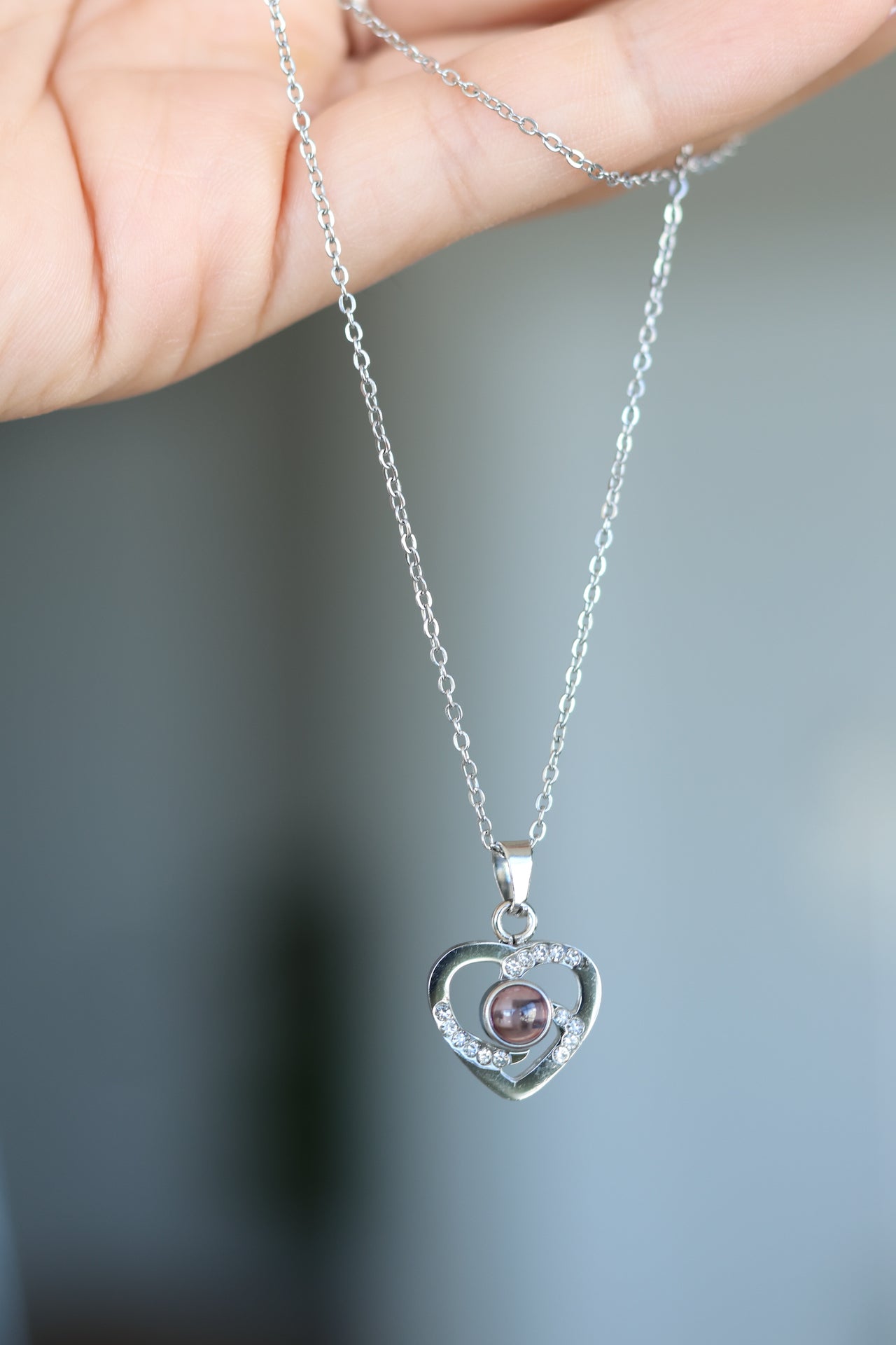 Diamond Heart Necklace type 2