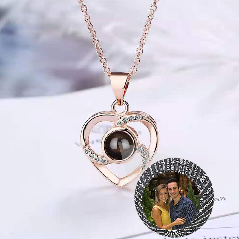 Diamond Heart Necklace type 2