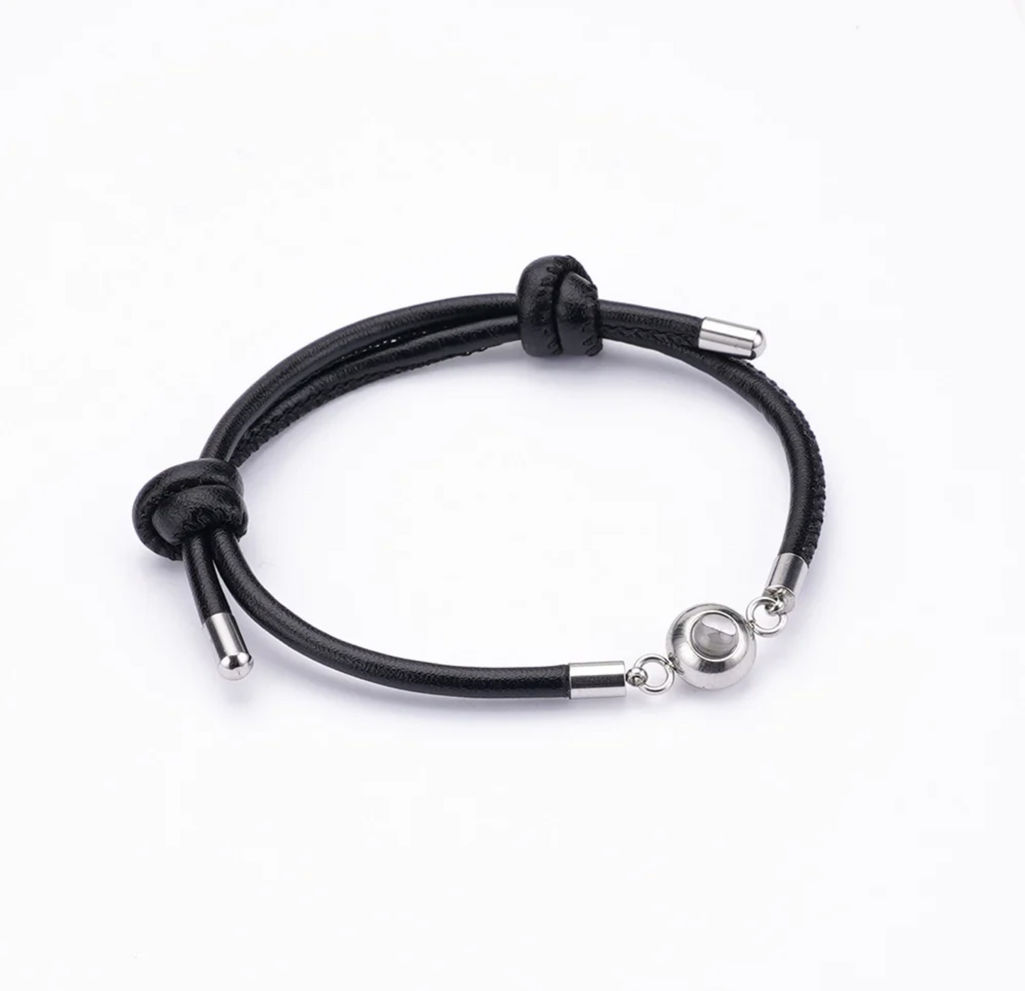 LEATHER PROJECTION BRACELET - Men bracelet leather